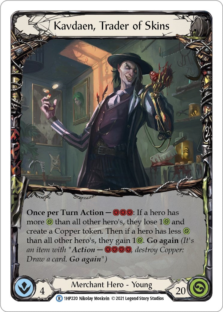 Image for Kavdaen, Trader of Skins (History Pack Vol.1) (1HP220) - Flesh and Blood TCG