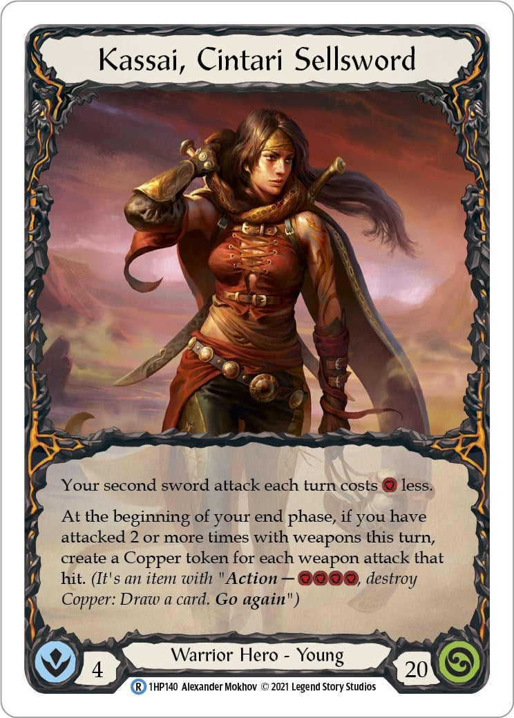 Image for Kassai, Cintari Sellsword (History Pack Vol.1) (1HP140) - Flesh and Blood TCG