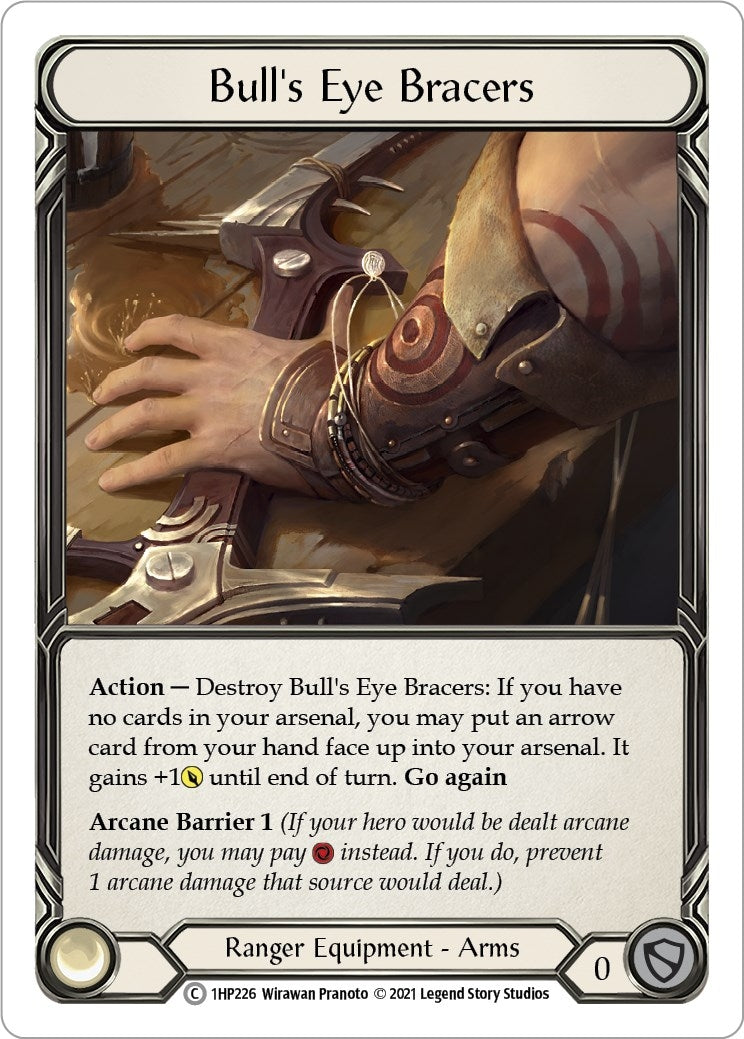 Image for Bull's Eye Bracers (History Pack Vol.1) (1HP226) - Flesh and Blood TCG