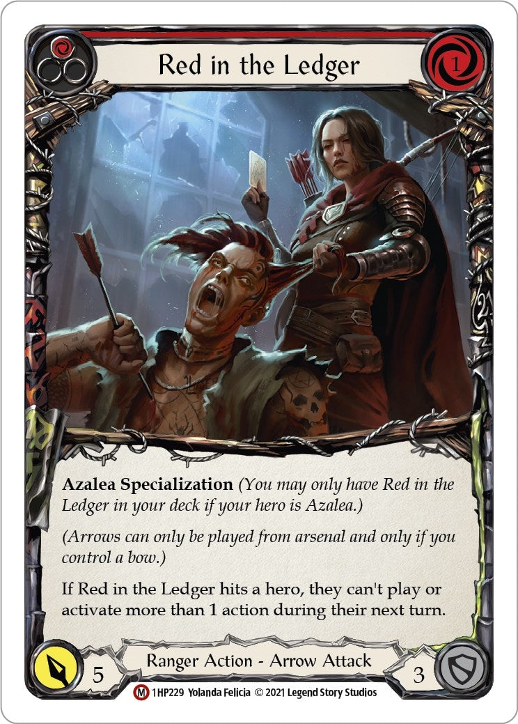 Image for Red in the Ledger (History Pack Vol.1) (1HP229) - Flesh and Blood TCG