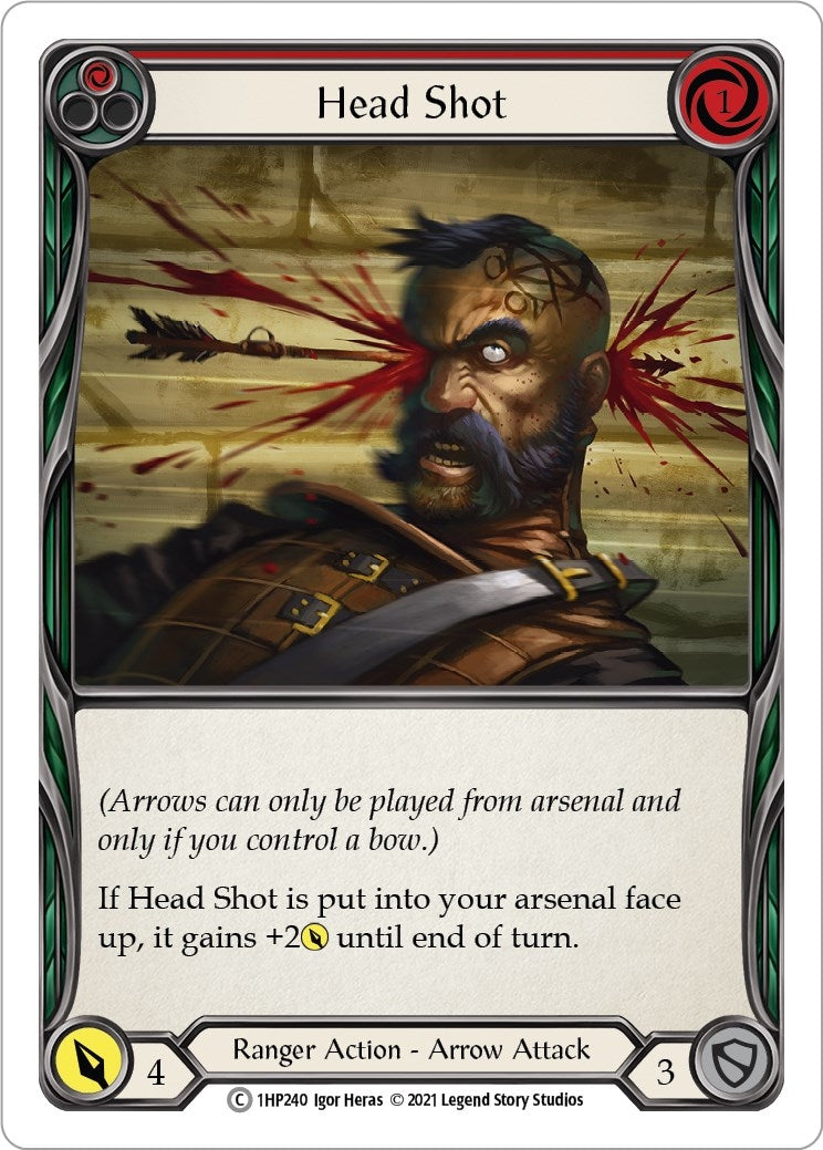 Image for Head Shot (Red) (History Pack Vol.1) (1HP240) - Flesh and Blood TCG