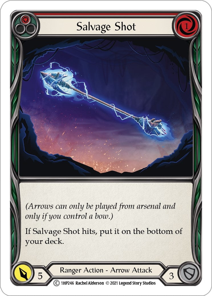 Image for Salvage Shot (Red) (History Pack Vol.1) (1HP246) - Flesh and Blood TCG