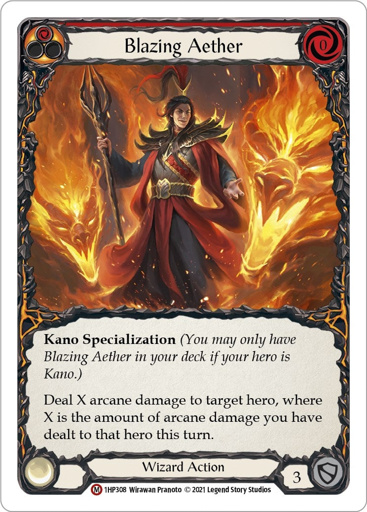 Image for Blazing Aether (History Pack Vol.1) (1HP308) - Flesh and Blood TCG