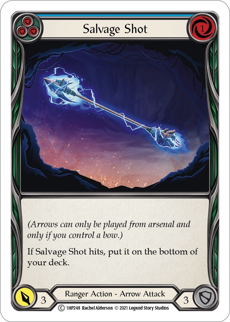 Image for Salvage Shot (Blue) (History Pack Vol.1) (1HP248) - Flesh and Blood TCG