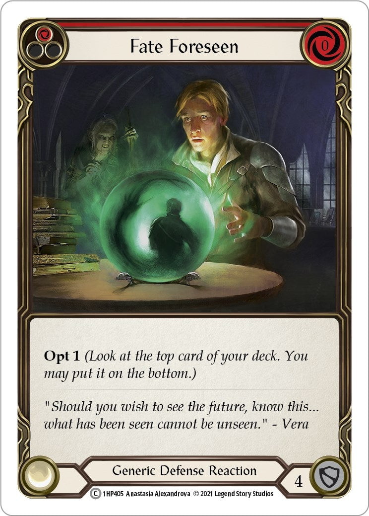 Image for Fate Foreseen (Red) (History Pack Vol.1) (1HP405) - Flesh and Blood TCG