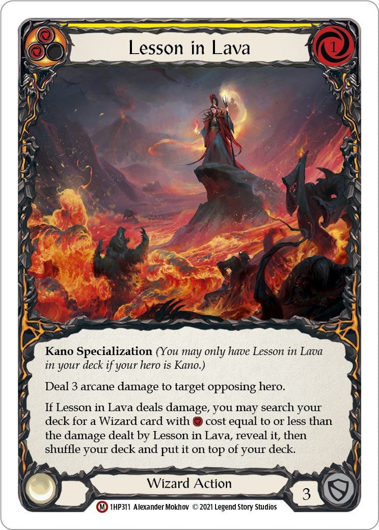 Image for Lesson in Lava (History Pack Vol.1) (1HP311) - Flesh and Blood TCG