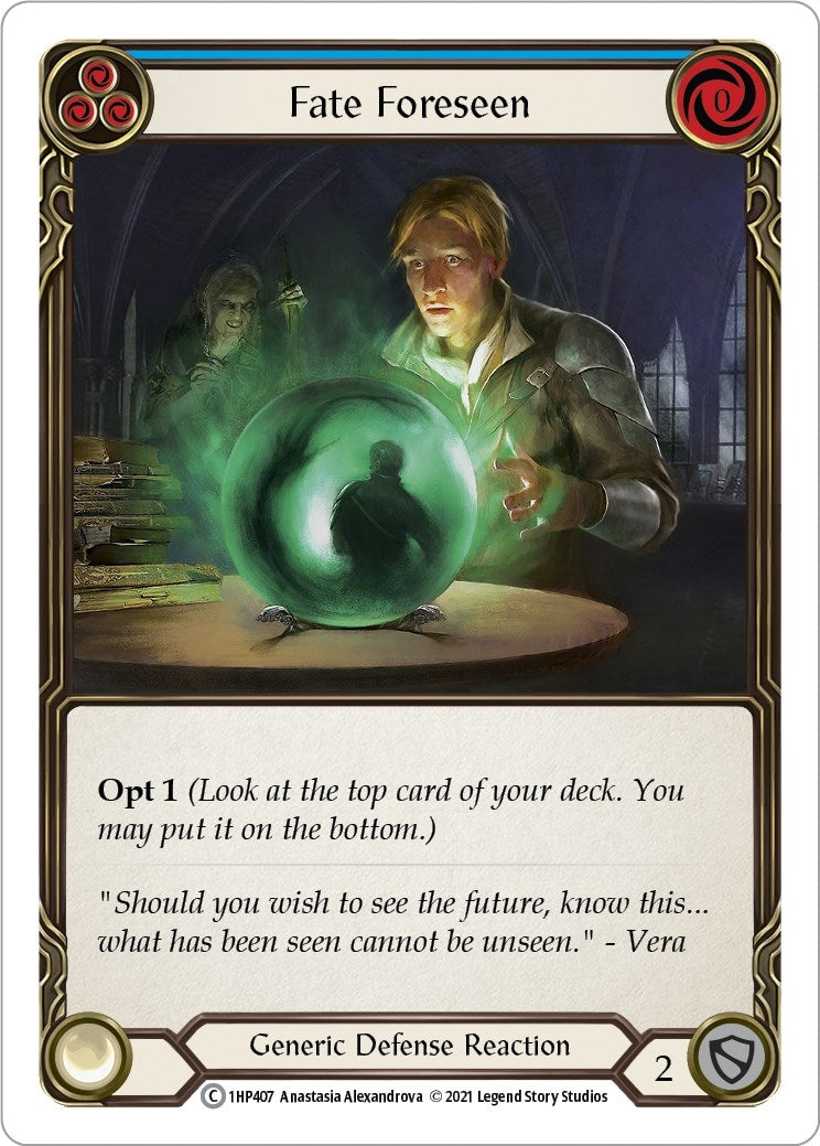 Image for Fate Foreseen (Blue) (History Pack Vol.1) (1HP407) - Flesh and Blood TCG