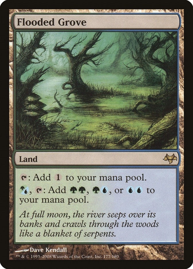 Image for Flooded Grove (Eventide) (177) - Magic: The Gathering