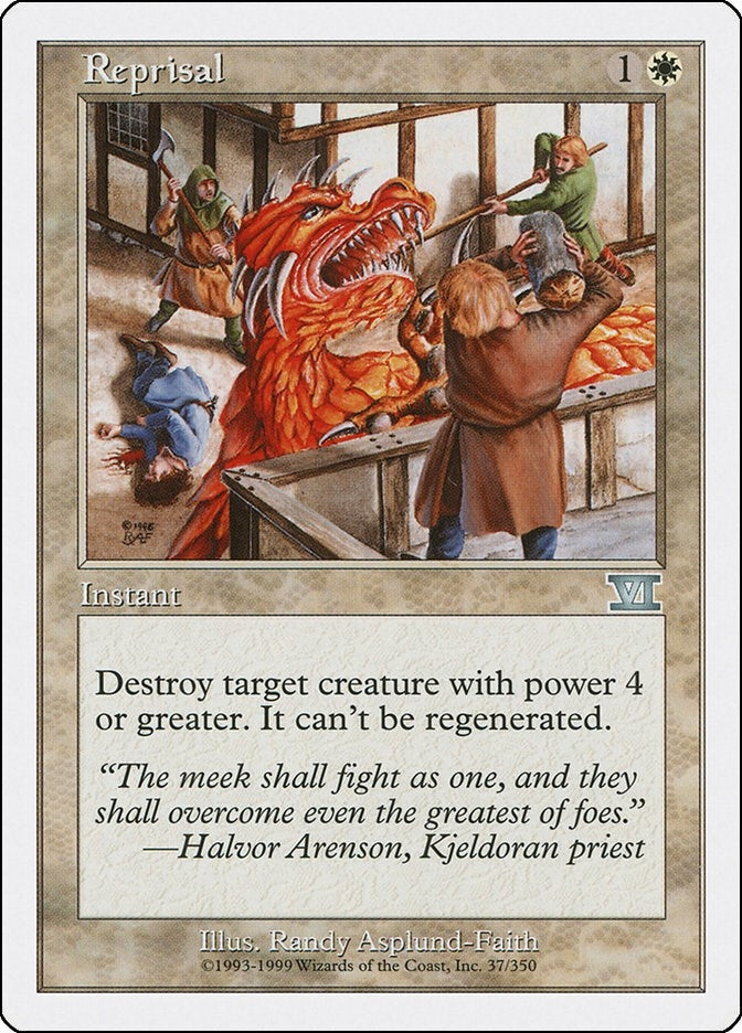 Image for Reprisal (Classic Sixth Edition) (37) - Magic: The Gathering