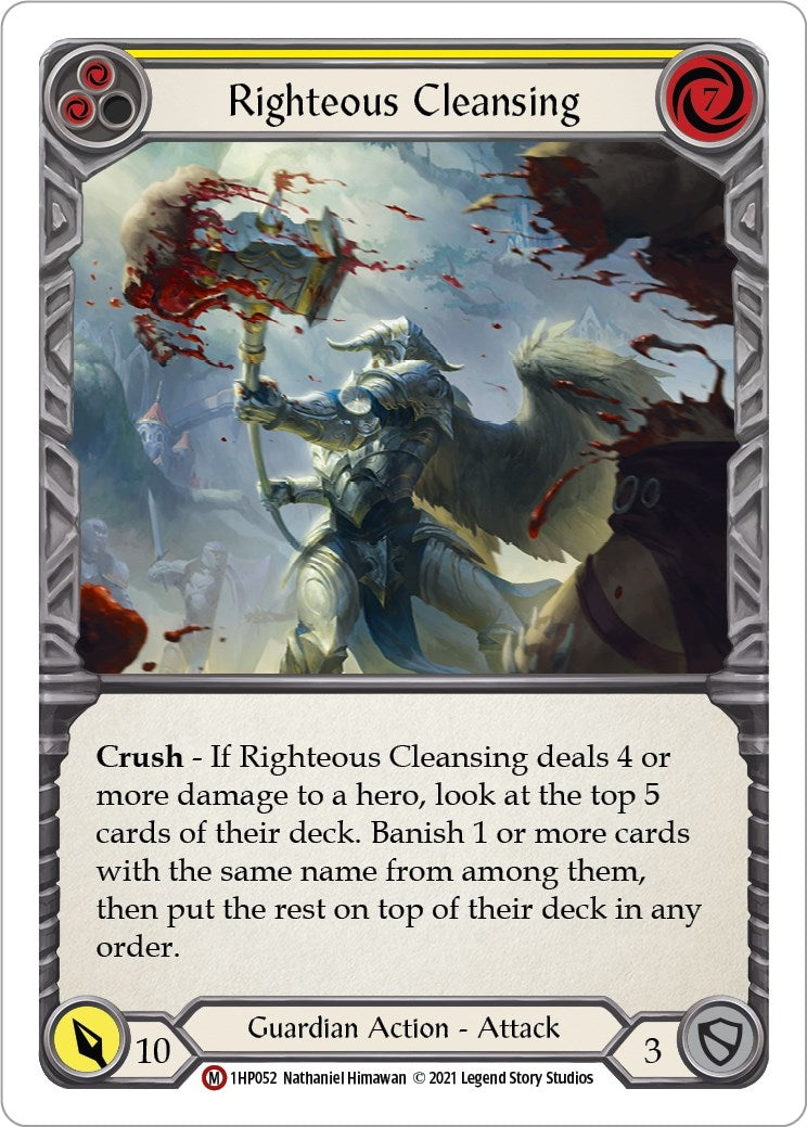 Image for Righteous Cleansing (History Pack Vol.1) (1HP052) - Flesh and Blood TCG