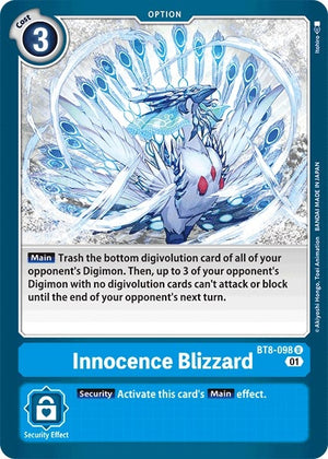 Image for Innocence Blizzard (BT8-098 U) [New Awakening] - Digimon Card Game