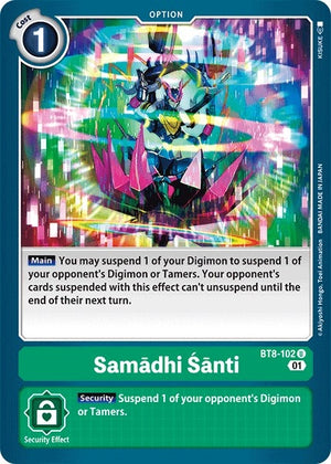 Image for Samadhi Santi (BT8-102 U) [New Awakening] - Digimon Card Game