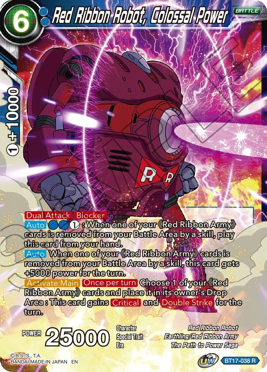 Image for Red Ribbon Robot, Colossal Power (DBS-B17) (17038)