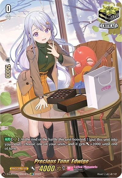 Image for Precious Tune, Edwige (LSR) (D-LBT02: Lyrical Monasterio ~It's a New School Term!~) (D-LBT02/LSR04EN) - Cardfight Vanguard