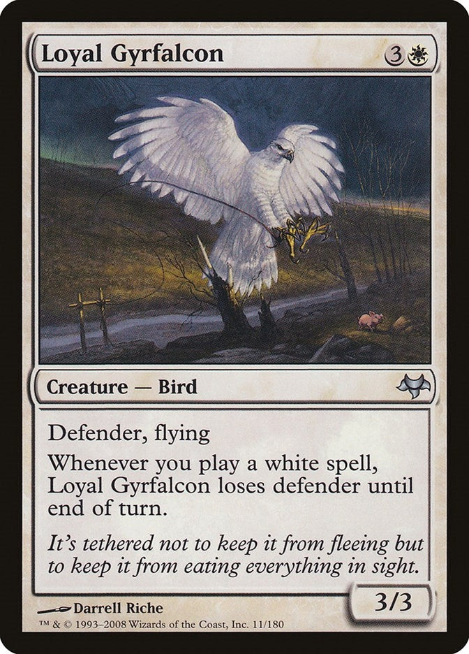Image for Loyal Gyrfalcon (Eventide) (11) - Magic: The Gathering