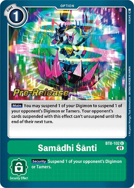 Image for Samadhi Santi (BT08_PR) (BT8-102 U) - Digimon Card Game