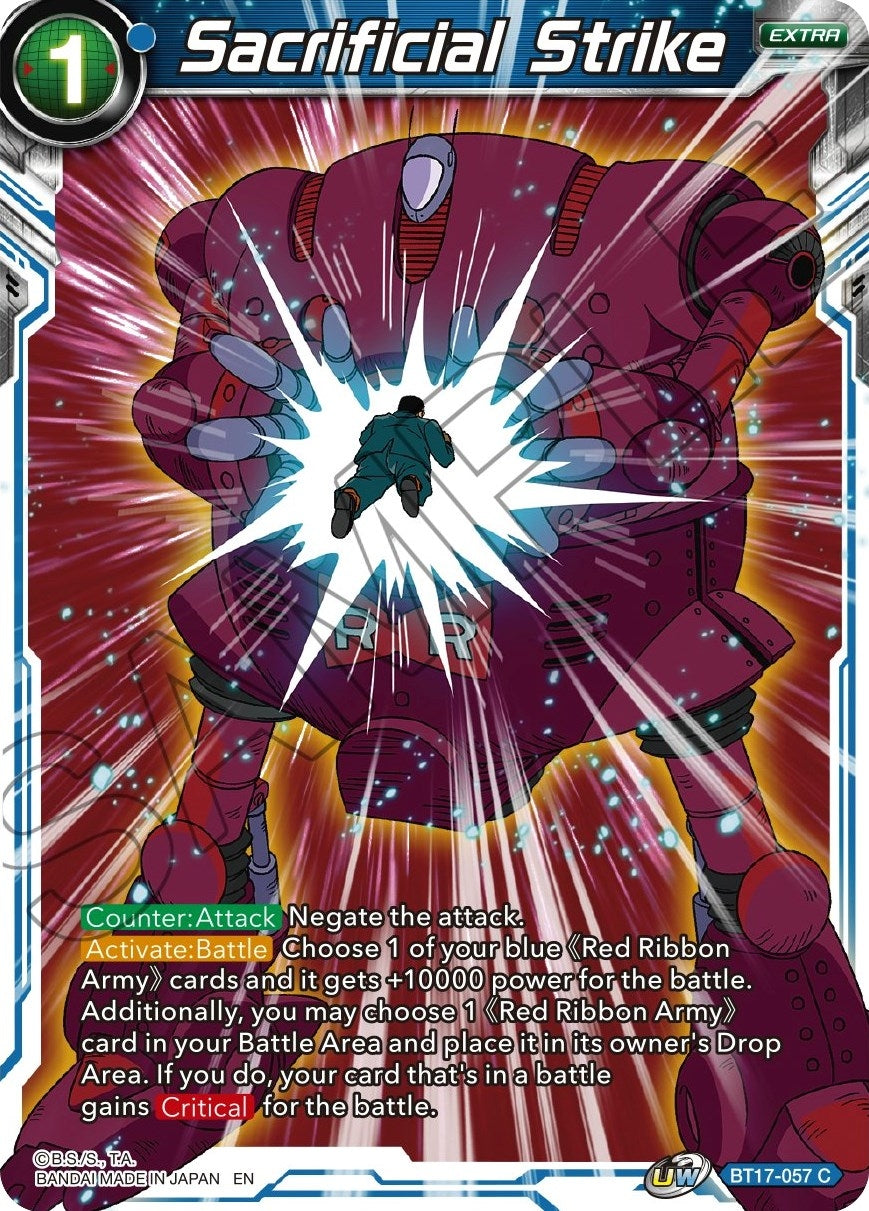 Image for Sacrificial Strike (Ultimate Squad) (BT17-057) - Dragon Ball Super: Masters