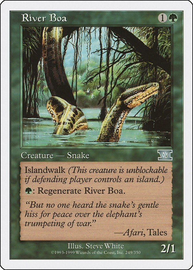 Image for River Boa (Classic Sixth Edition) (249) - Magic: The Gathering
