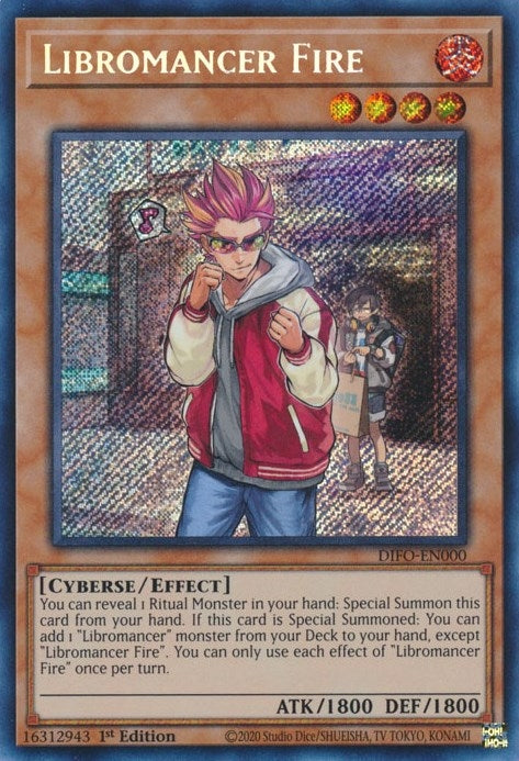 Image for Libromancer Fire (Dimension Force) (DIFO-EN000) - YuGiOh