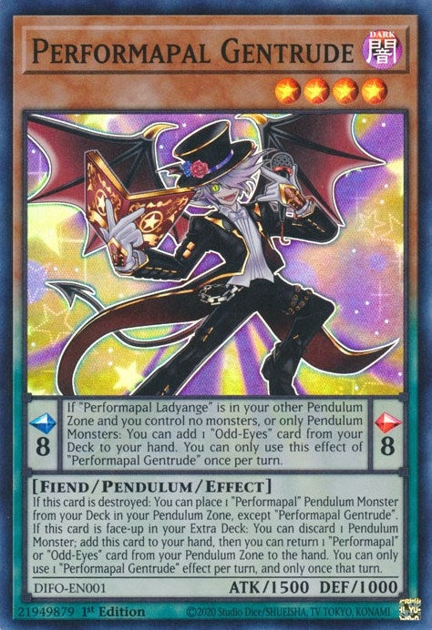 Image for Performapal Gentrude (Dimension Force) (DIFO-EN001) - YuGiOh