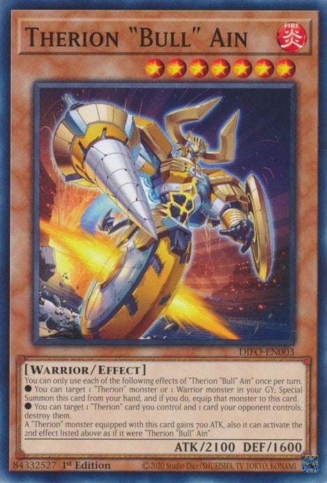 Image for Therion "Bull" Ain (Dimension Force) (DIFO-EN003) - YuGiOh