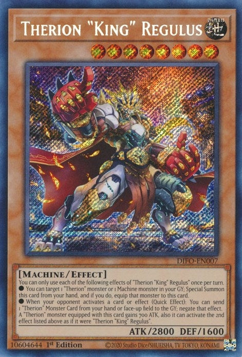 Image for Therion "King" Regulus (Dimension Force) (DIFO-EN007) - YuGiOh