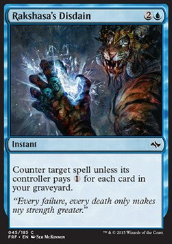 Rakshasa's Disdain - Fate Reforged (Common) [FRF-45]
