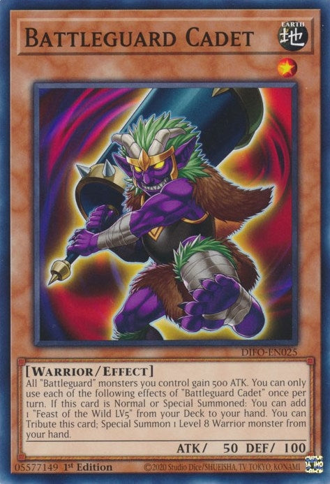 Image for Battleguard Cadet (Dimension Force) (DIFO-EN025) - YuGiOh
