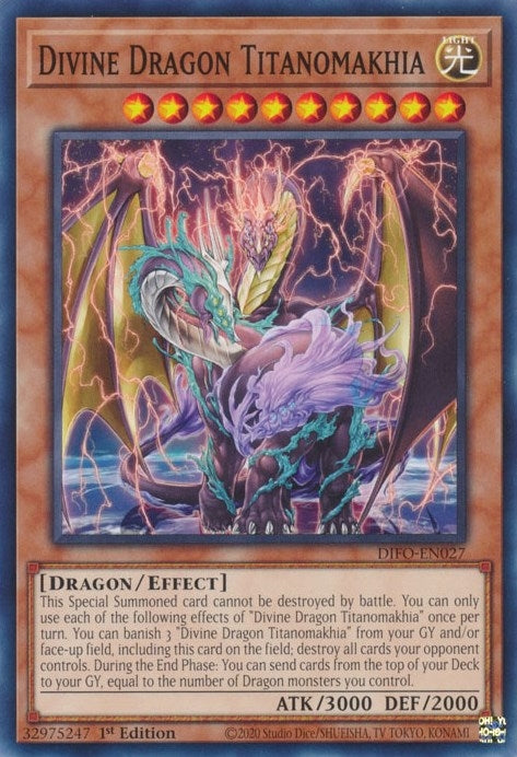 Image for Divine Dragon Titanomakhia (Dimension Force) (DIFO-EN027) - YuGiOh