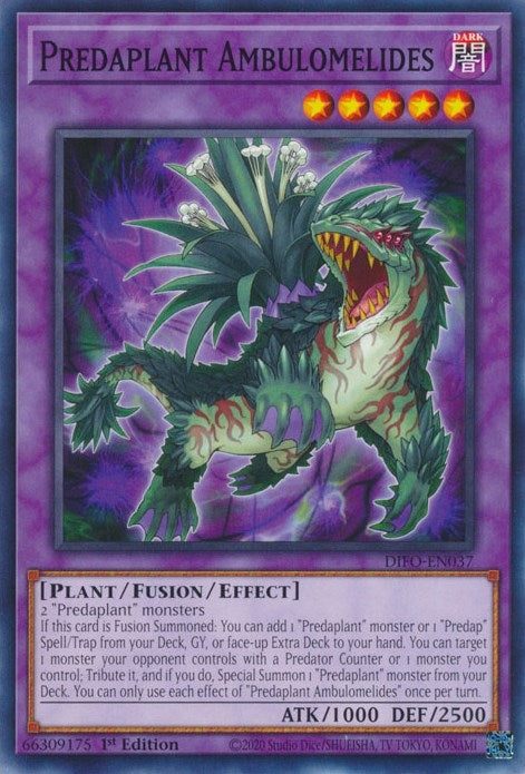 Image for Predaplant Ambulomelides (Dimension Force) (DIFO-EN037) - YuGiOh