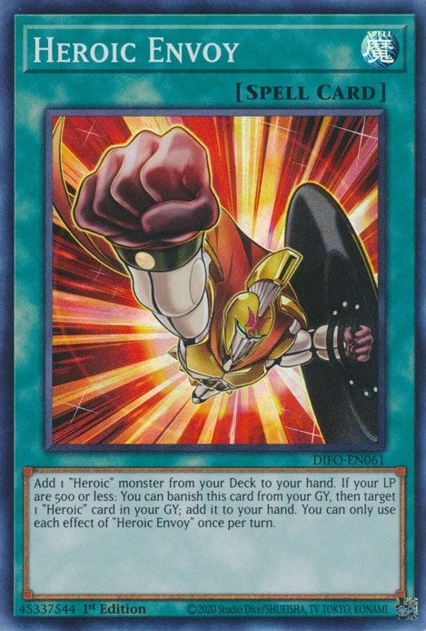 Image for Heroic Envoy (Dimension Force) (DIFO-EN061) - YuGiOh