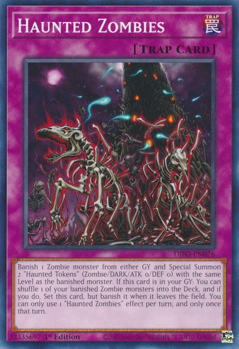 Image for Haunted Zombies (Dimension Force) (DIFO-EN076) - YuGiOh