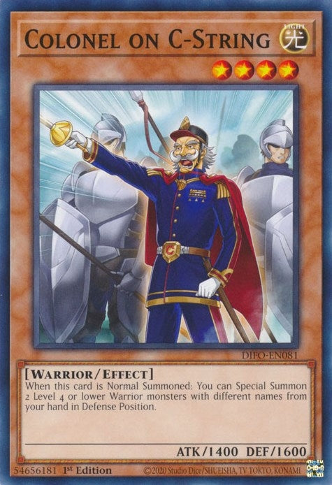 Image for Colonel on C-String (Dimension Force) (DIFO-EN081) - YuGiOh