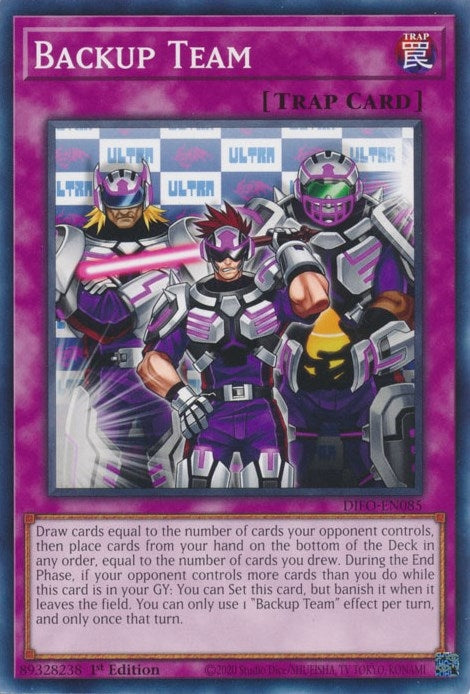 Image for Backup Team (Dimension Force) (DIFO-EN085) - YuGiOh