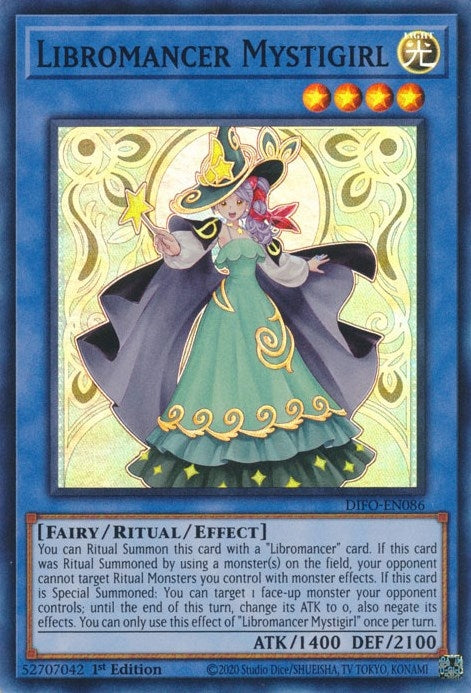 Image for Libromancer Mystigirl (Dimension Force) (DIFO-EN086) - YuGiOh