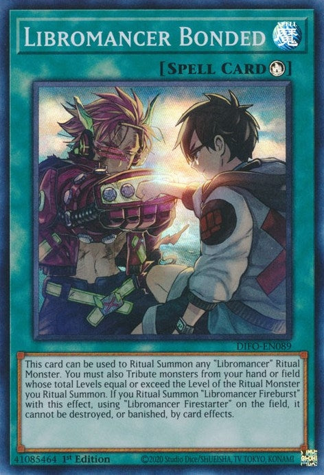 Image for Libromancer Bonded (Dimension Force) (DIFO-EN089) - YuGiOh