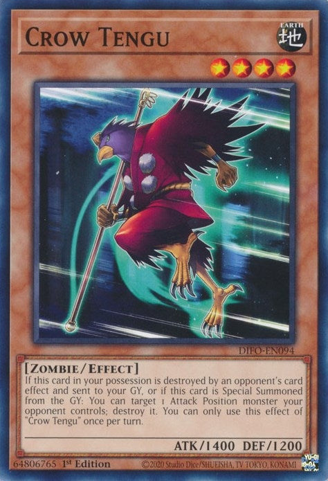 Image for Crow Tengu (Dimension Force) (DIFO-EN094) - YuGiOh