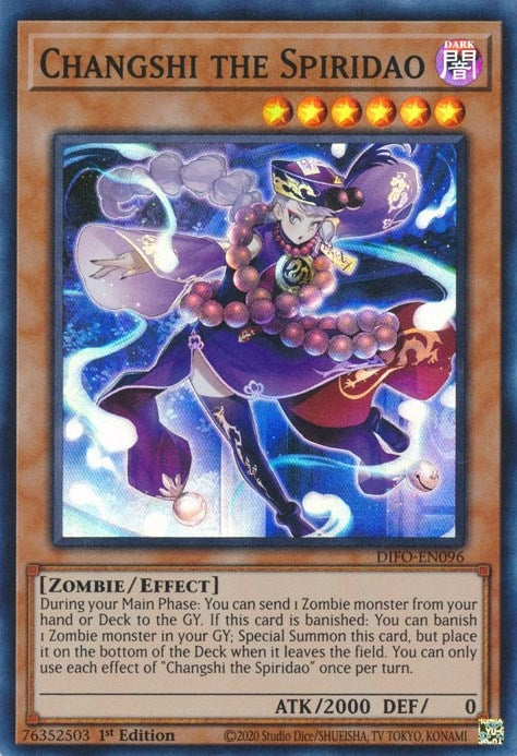 Image for Changshi the Spiridao (Dimension Force) (DIFO-EN096) - YuGiOh
