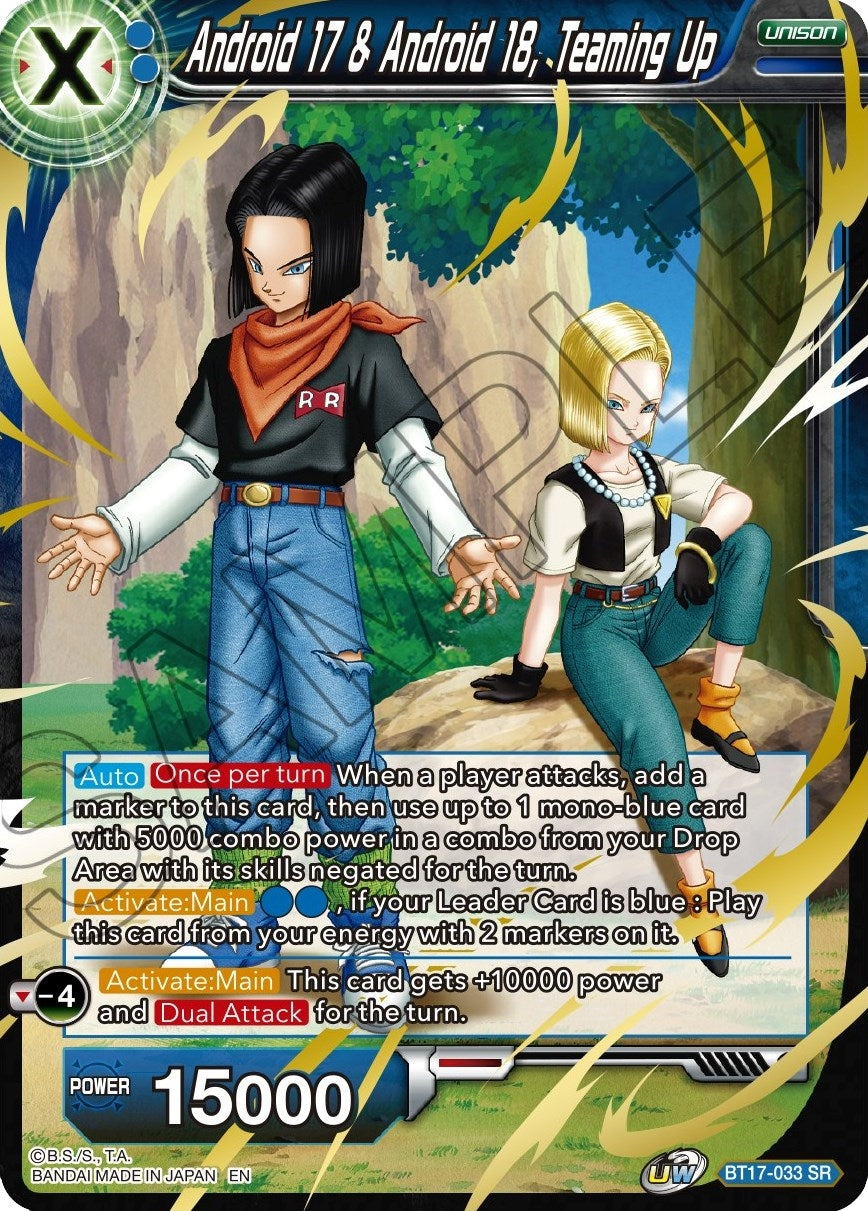 Image for Android 17 & Android 18, Teaming Up (Ultimate Squad) (BT17-033) - Dragon Ball Super: Masters