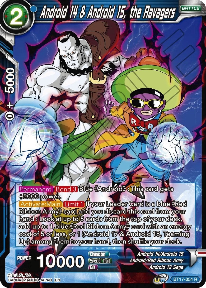 Image for Android 14 & Android 15, the Ravagers (Ultimate Squad) (BT17-054) - Dragon Ball Super: Masters