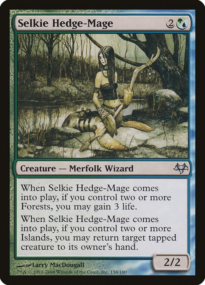 Image for Selkie Hedge-Mage (Eventide) (158) - Magic: The Gathering