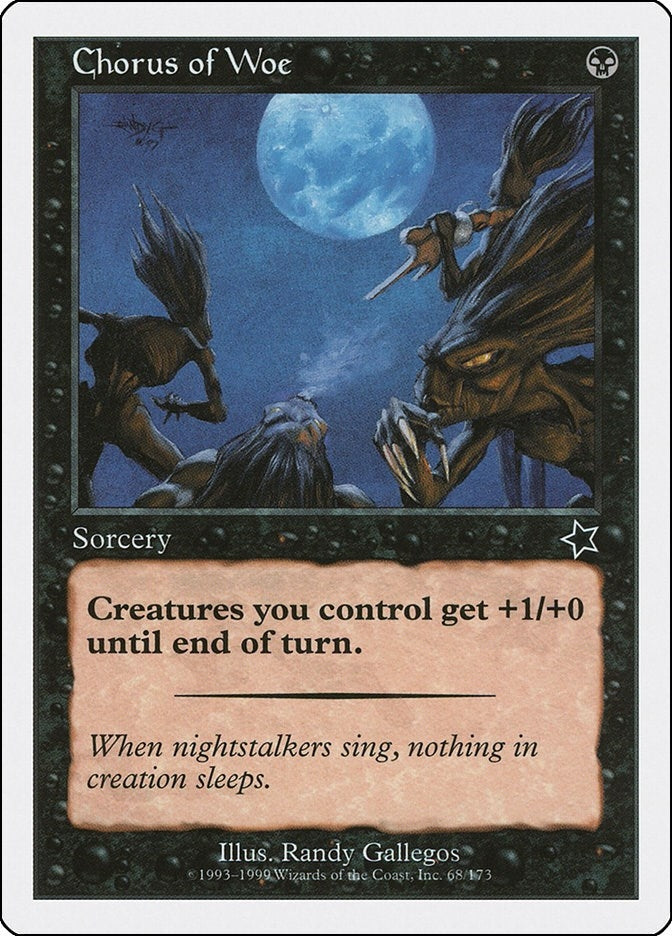 Image for Chorus of Woe (Starter 1999) (68) - Magic: The Gathering