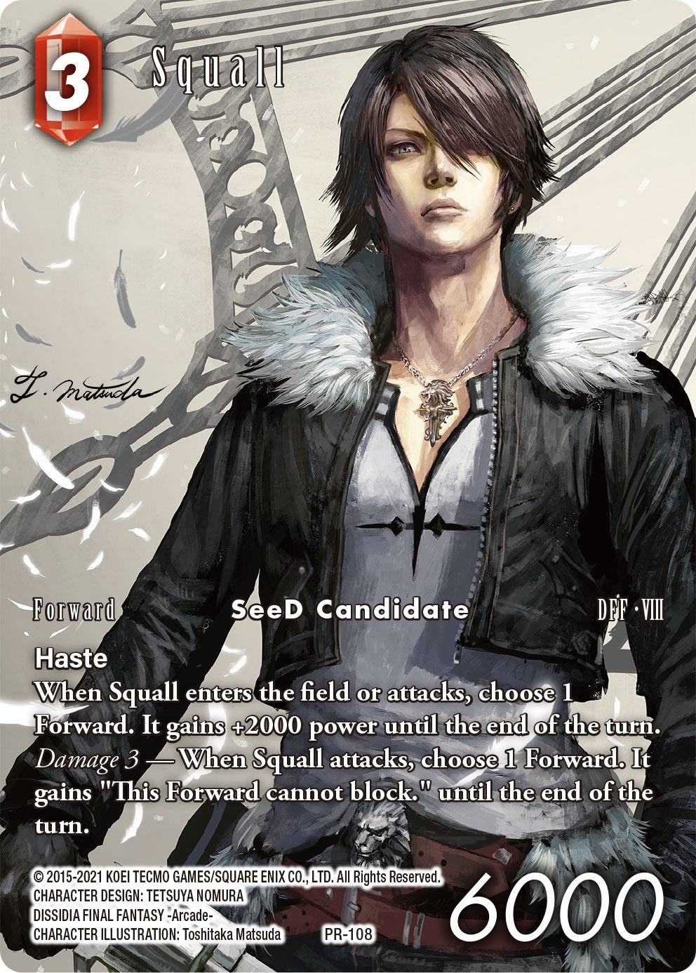 Image for Squall - PR-108 (Full Art) (Deck Exclusive Cards) (PR-108) - Final Fantasy TCG