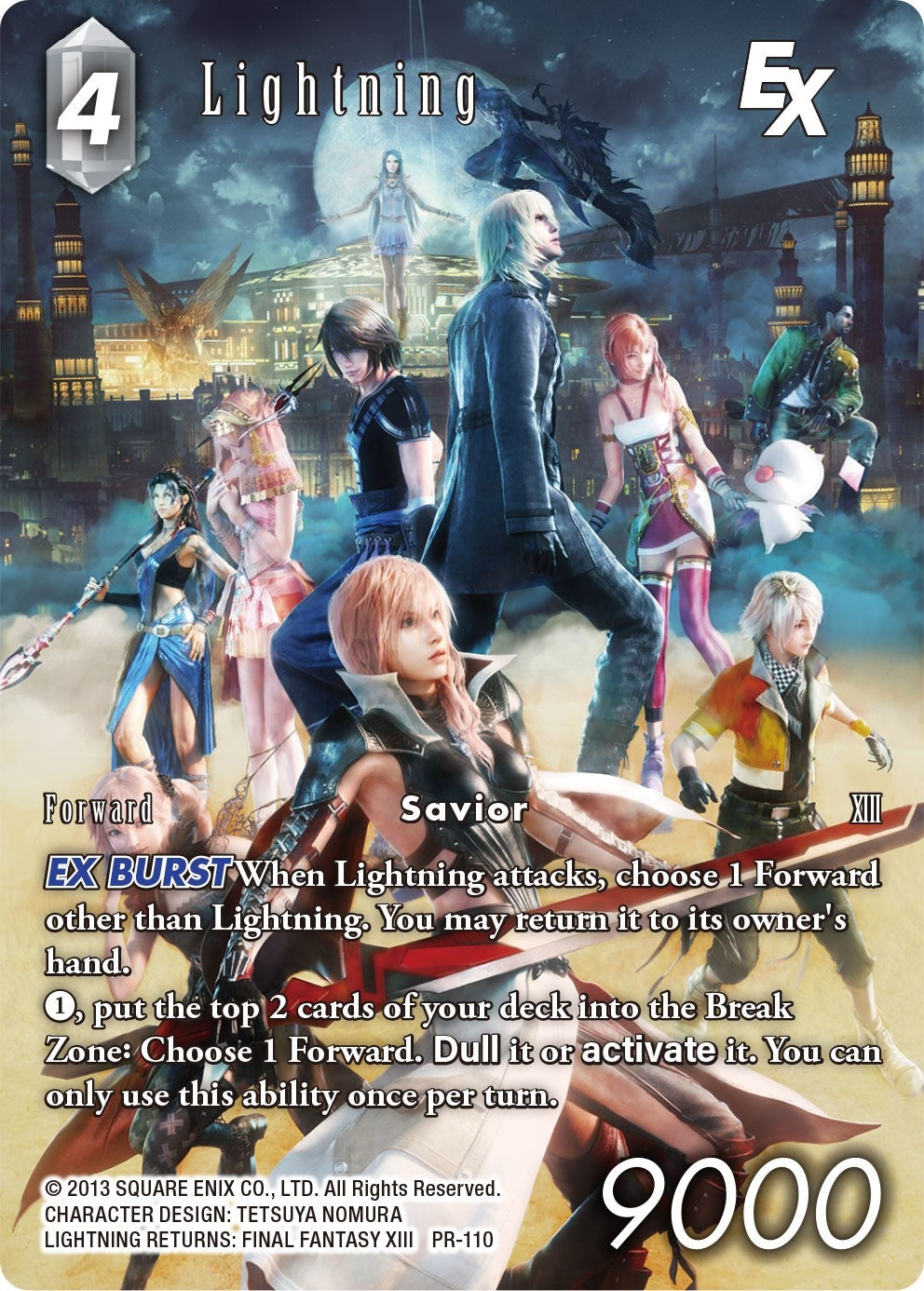 Image for Lightning EX (Full Art) (Deck Exclusive Cards) (PR-110) - Final Fantasy TCG