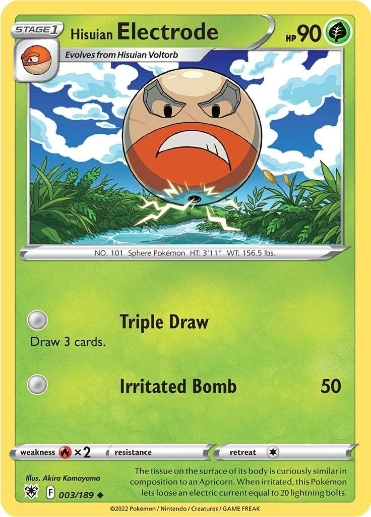 Image for Hisuian Electrode (SWSH10: Astral Radiance) (003/189) - Pokemon
