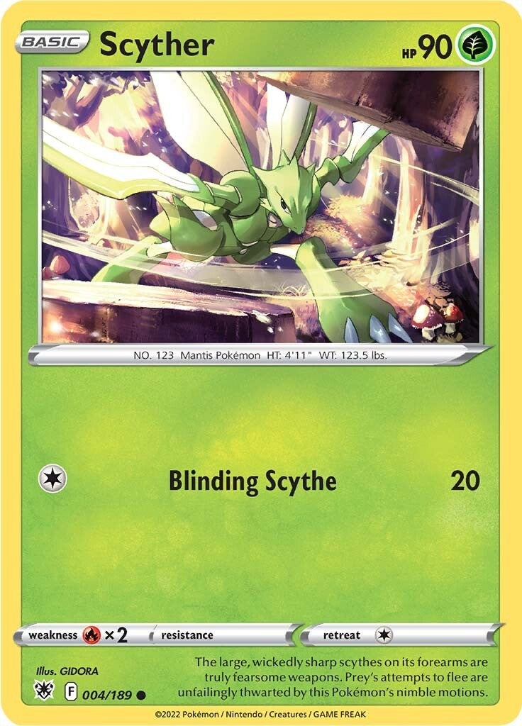 Image for Scyther (004) (SWSH10: Astral Radiance) (004/189) - Pokemon