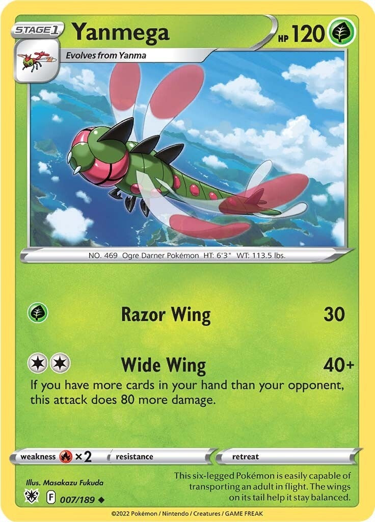 Image for Yanmega (SWSH10: Astral Radiance) (007/189) - Pokemon