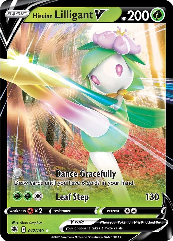 Image for Hisuian Lilligant V (SWSH10: Astral Radiance) (017/189) - Pokemon