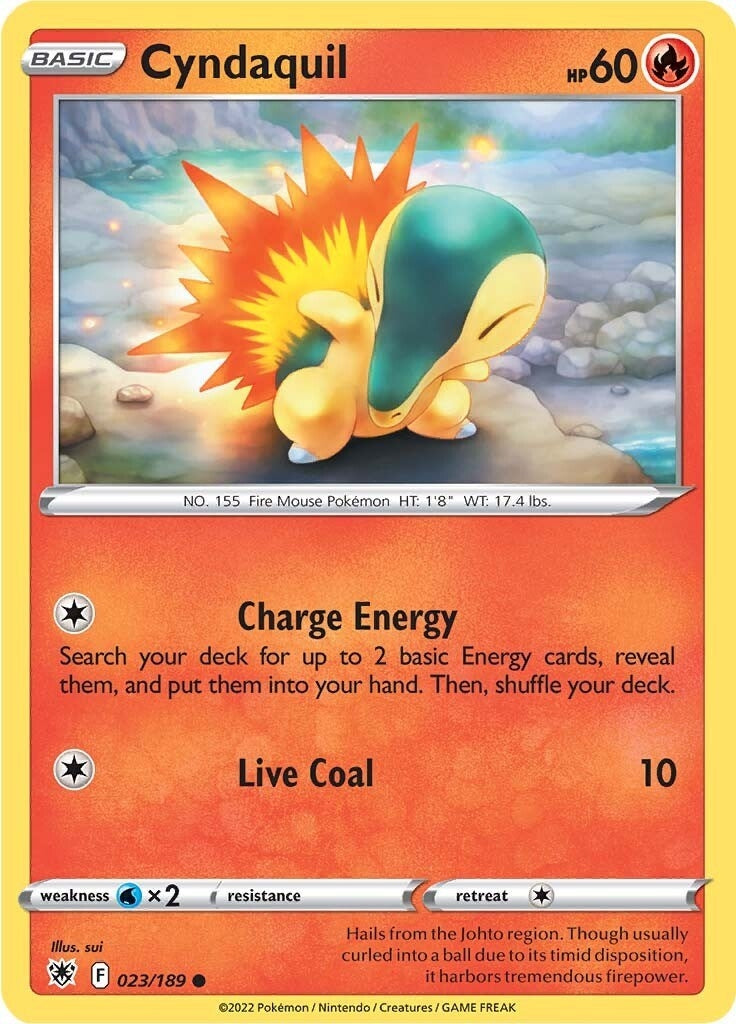Image for Cyndaquil (SWSH10: Astral Radiance) (023/189) - Pokemon