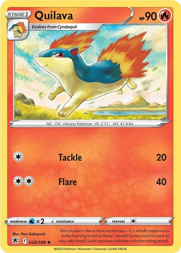 Image for Quilava (SWSH10: Astral Radiance) (024/189) - Pokemon